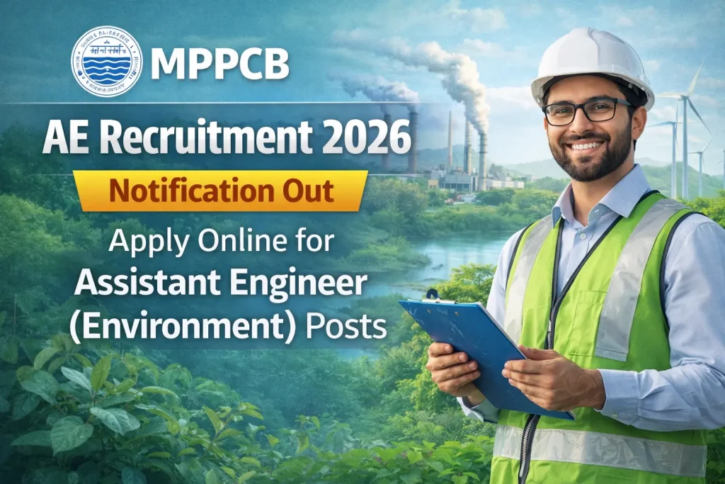 MPPCB AE Recruitment 2026 Notification Out, Apply Online for Assistant Engineer (Environment) Posts