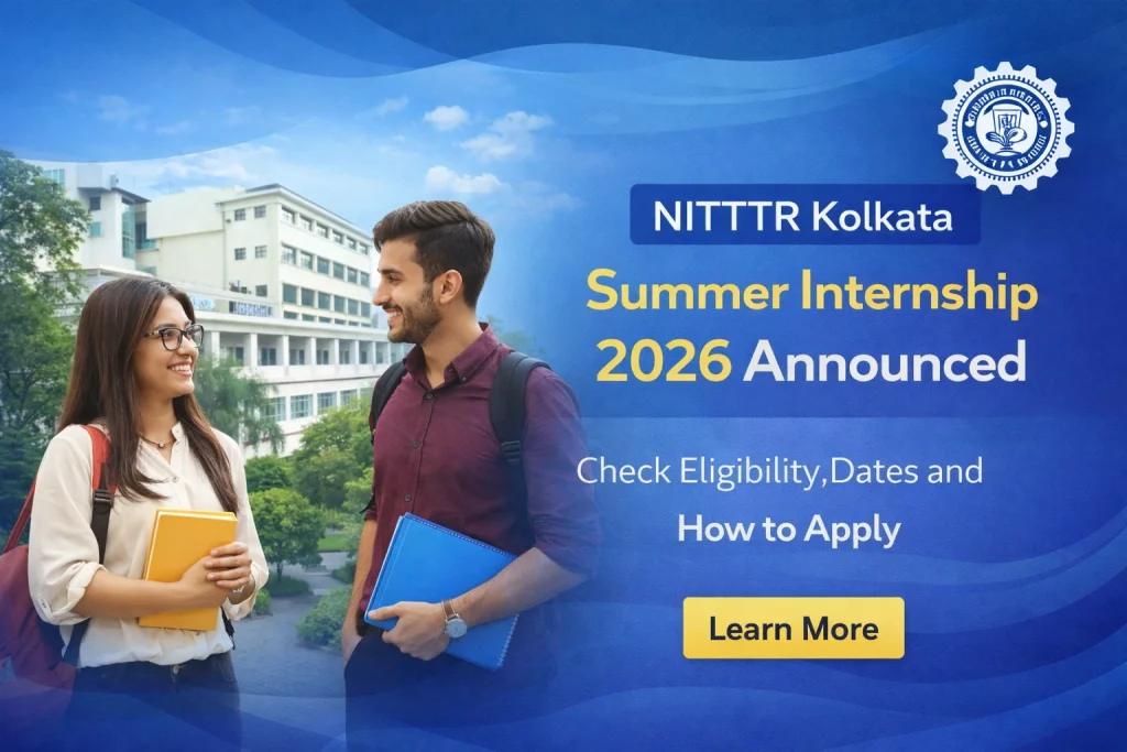 NITTTR Kolkata Internship