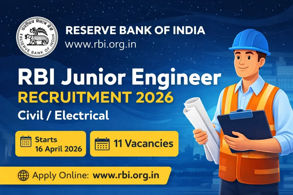RBI Junior Engineer Recruitment