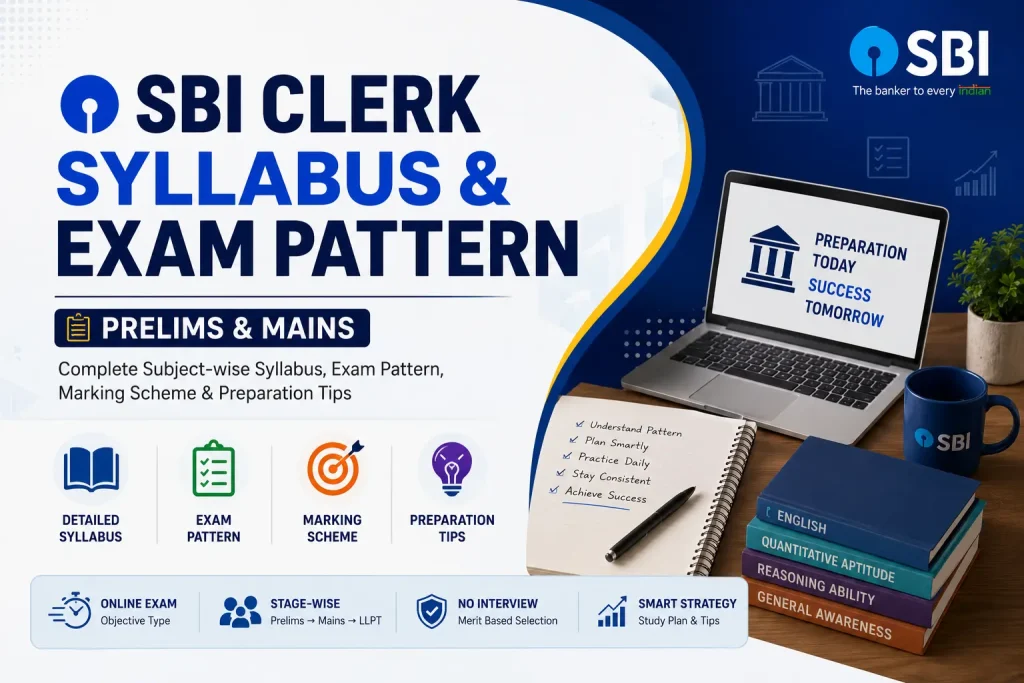 SBI Clerk Syllabus & Exam Pattern